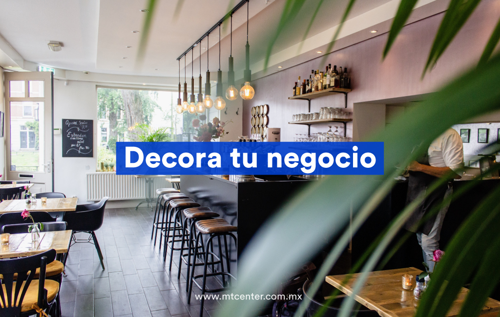 decorar un pequeño negocio