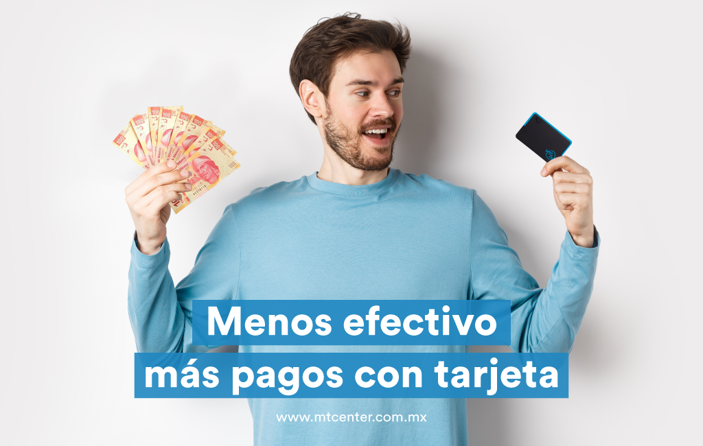 menos efectivo mas pagos con tarjeta