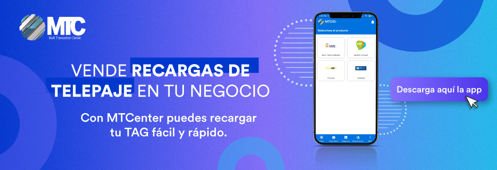 Recargas telepeaje MTCenter