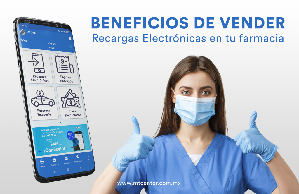 vender recargas electronicas farmacia mtcenter